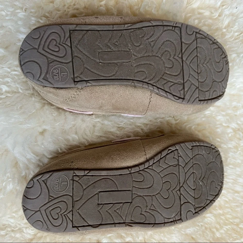 Cat and Jack moccasin slippers size 9/10 large